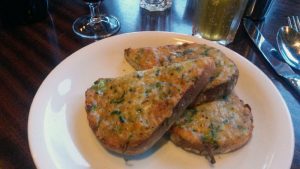 Chilli cheese toast - Dishoom, Edinburgh.