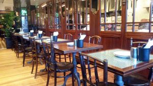 Dishoom Edinburgh interior.