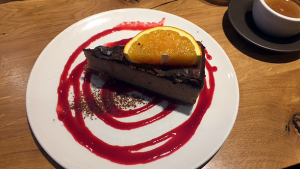 Vegan caramel slice - Henderson's Edinburgh