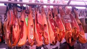 Jamon, Mercat Santa Caterina, Barcelona.