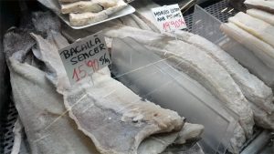 Bacalao, Mercat Santa Caterina, Barcelona.
