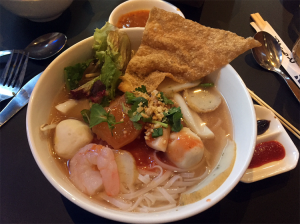 Pho hai san, Saboteur restaurant, Edinbrugh