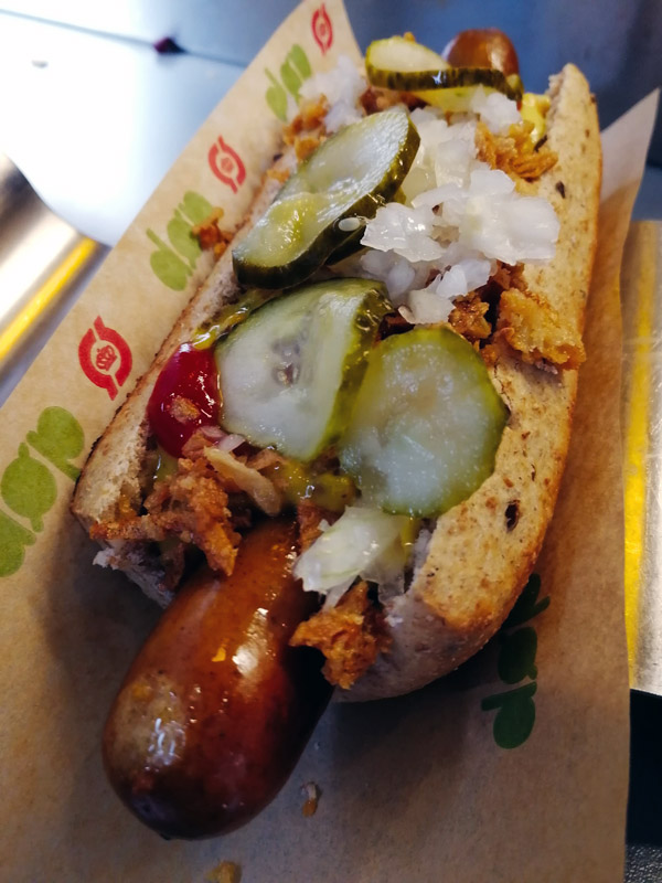 Hot dog in Copenhagen